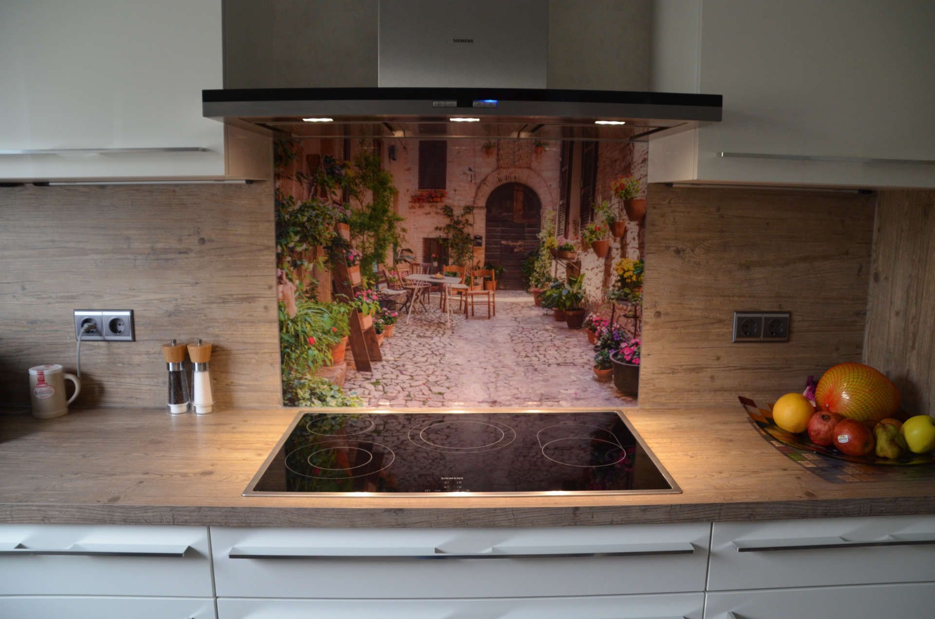 Küchenrückwand mit Motiv