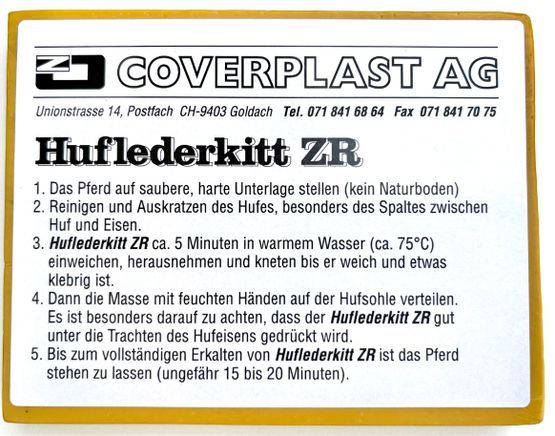 Huflederkit - Coverplast AG - Goldach
