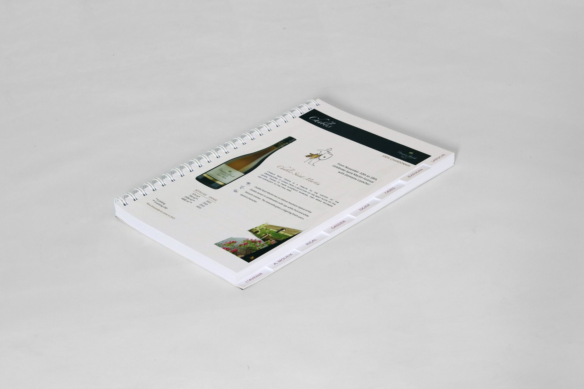 Finition encoches répertoires