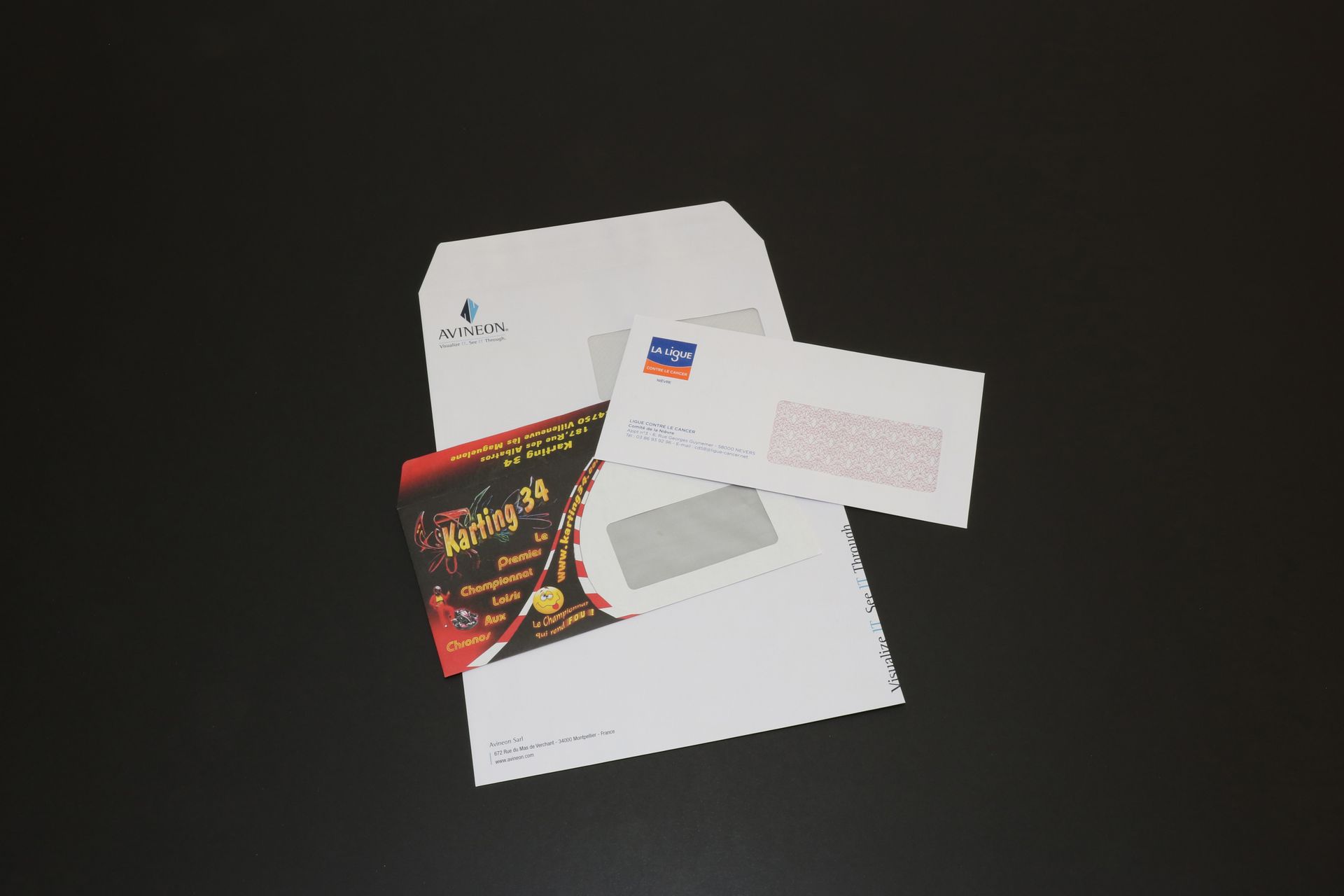 Enveloppes à l'effigie de l'entreprise