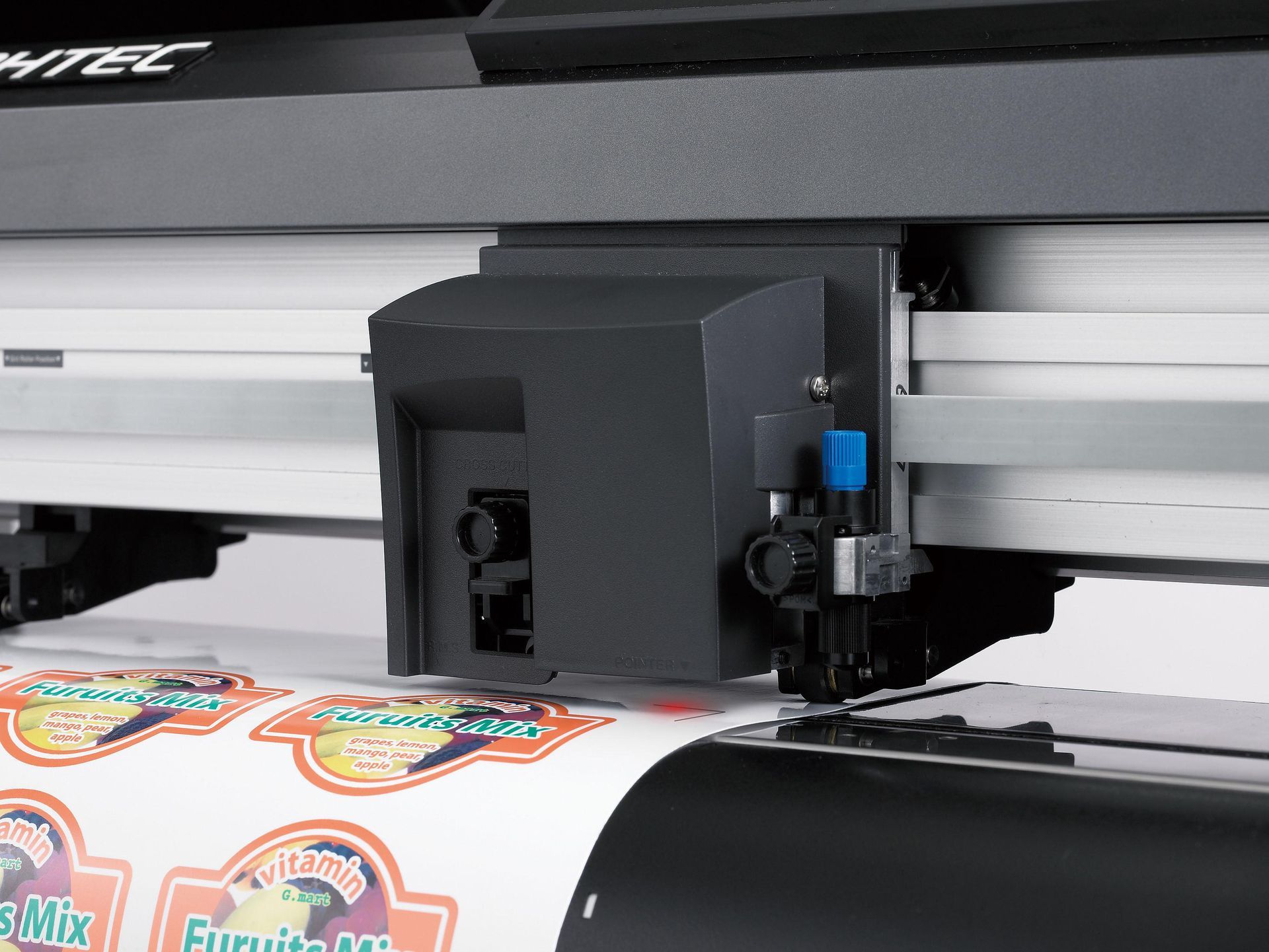 Stickers imprimés sur une imprimante Graphtec