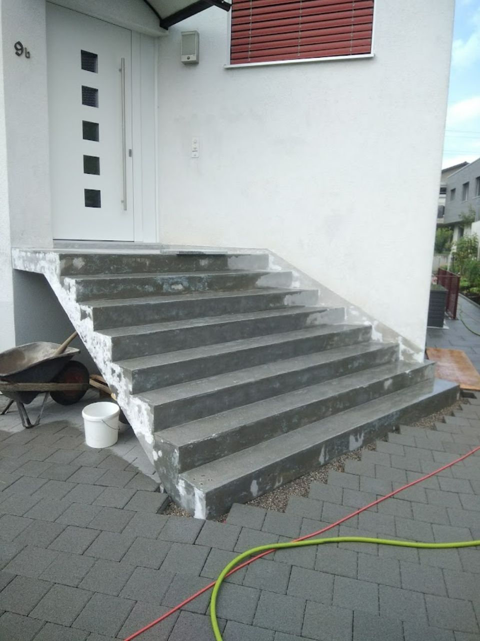 Treppe, die von Naturstein & Garten Julio Do Paço Alves gebaut wurde