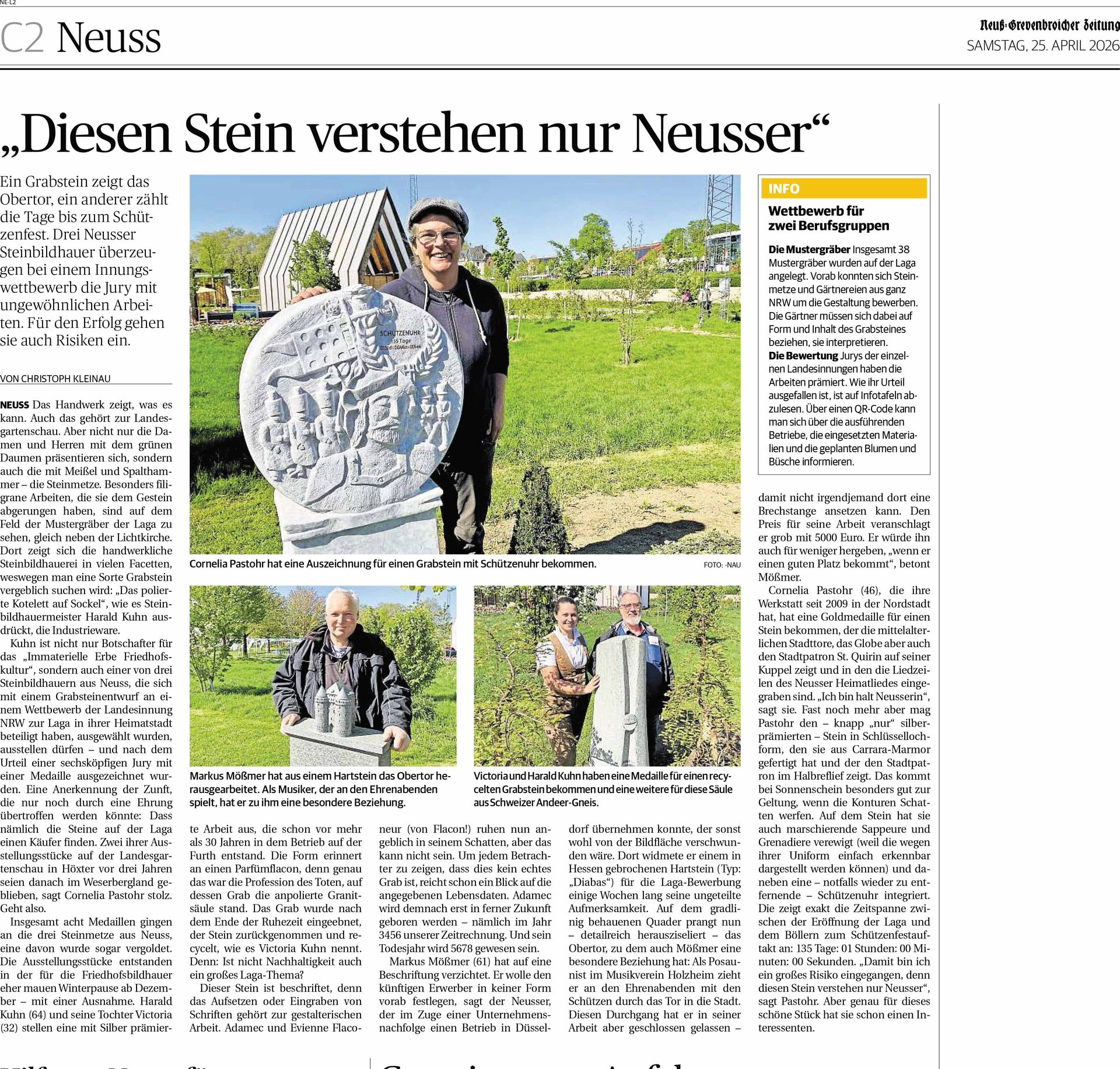 Ein Artikel in der NGZ