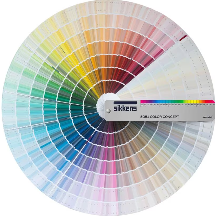 Grafik einer Farbmischanlage