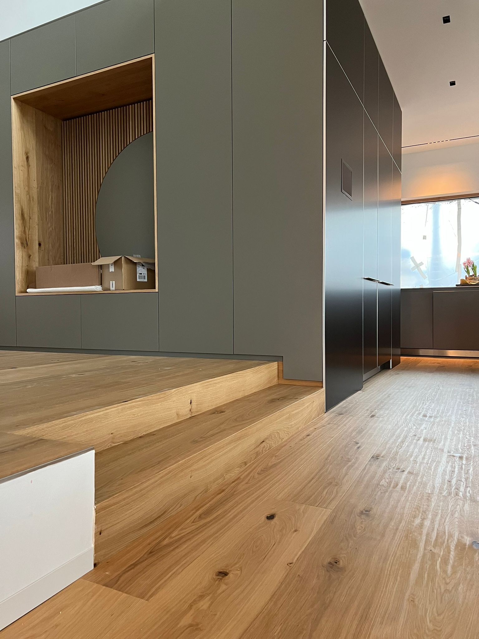 Wohnbereich mit Erhöhung