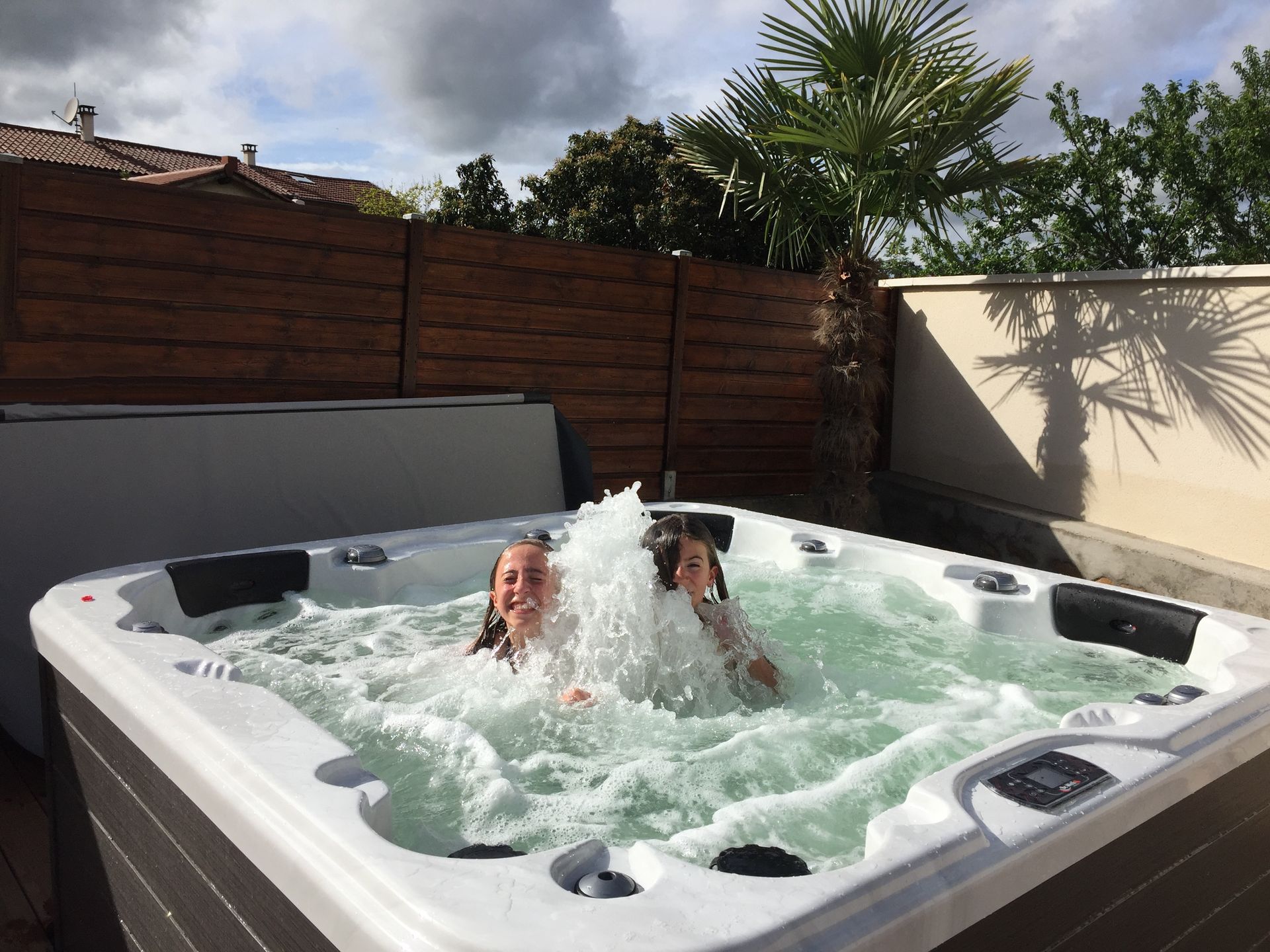 Une femme dans un spa