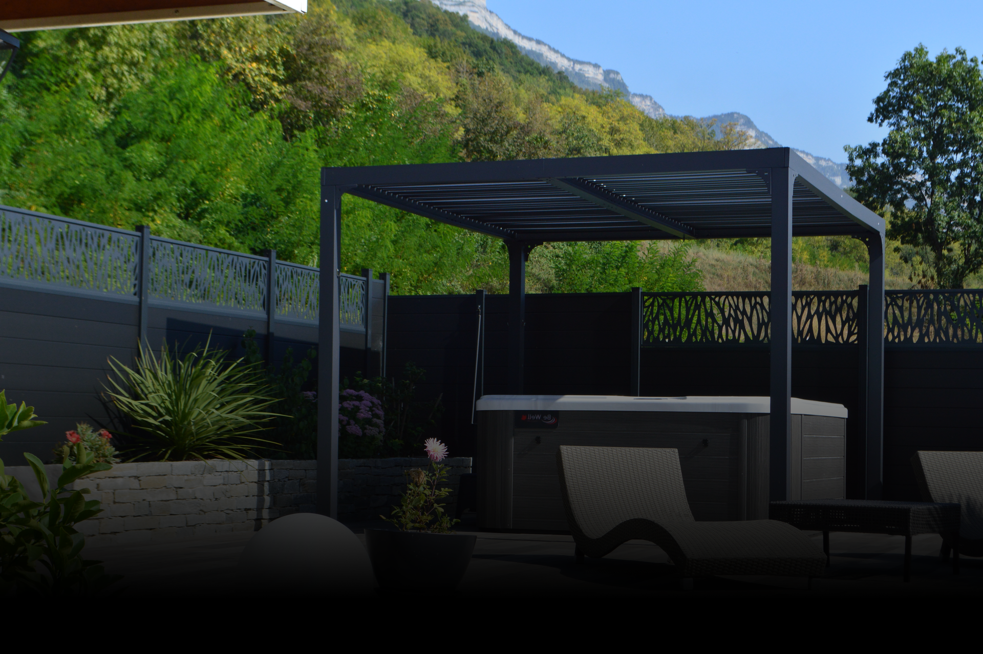 Pergola bioclimatique