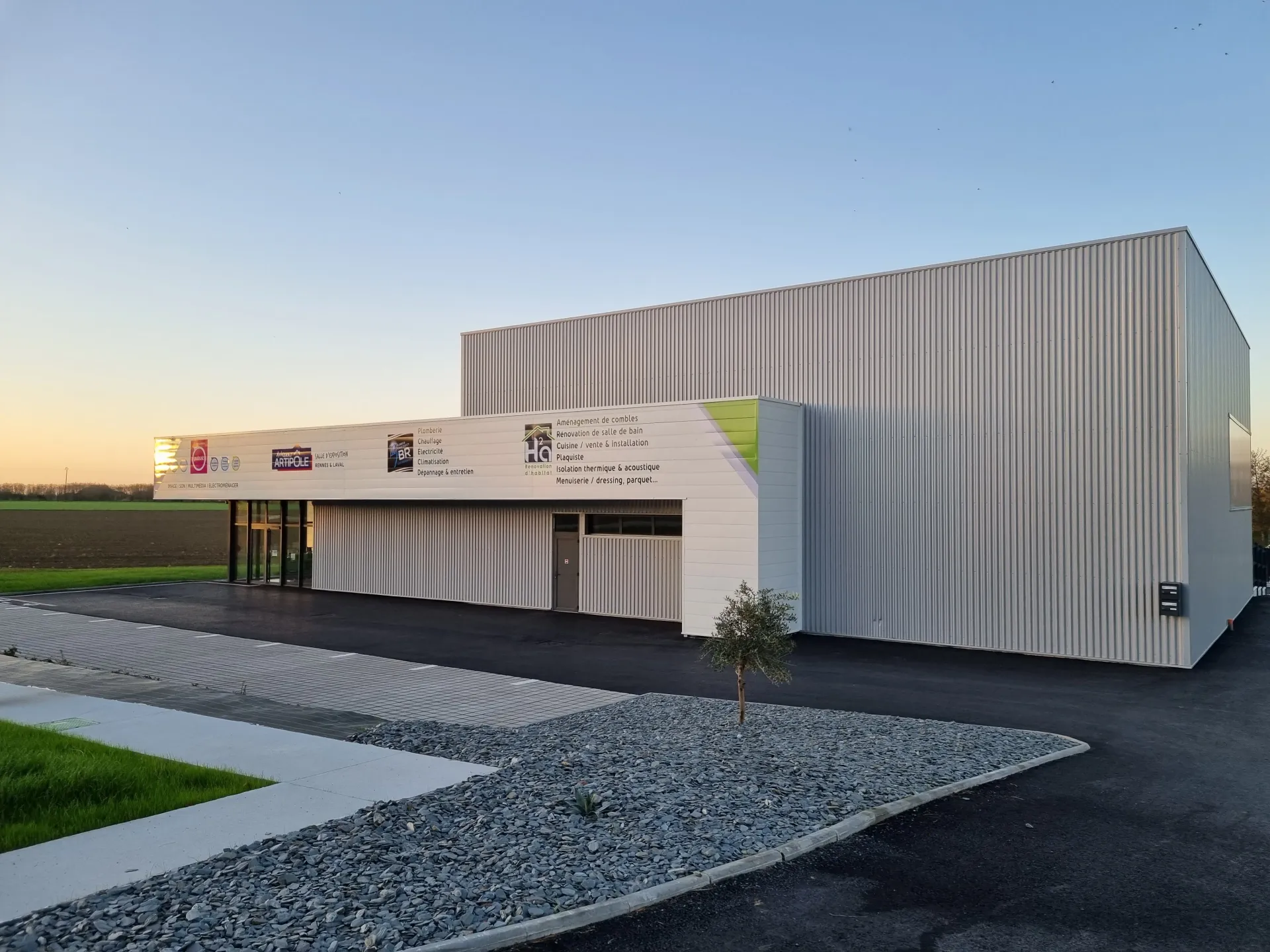 Devanture de l'entreprise H2A