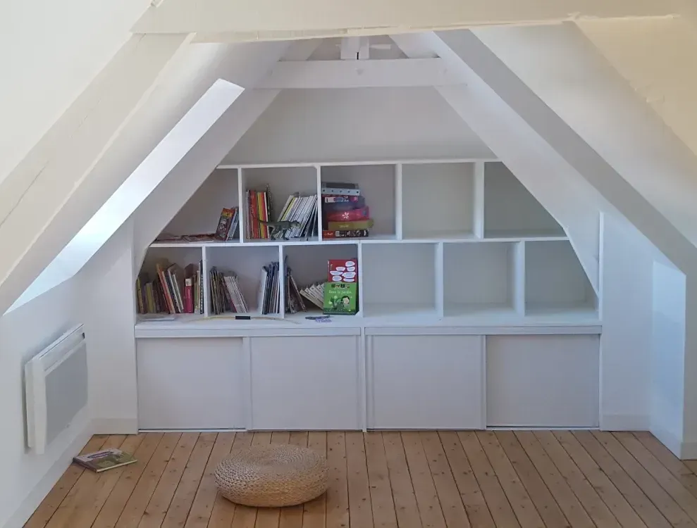 Fenêtre de toit évolution
meuble sur mesure
verrière 