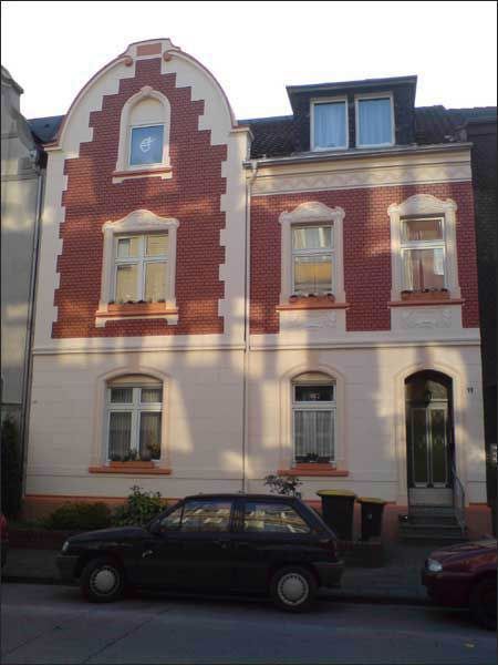 Fassade in rot