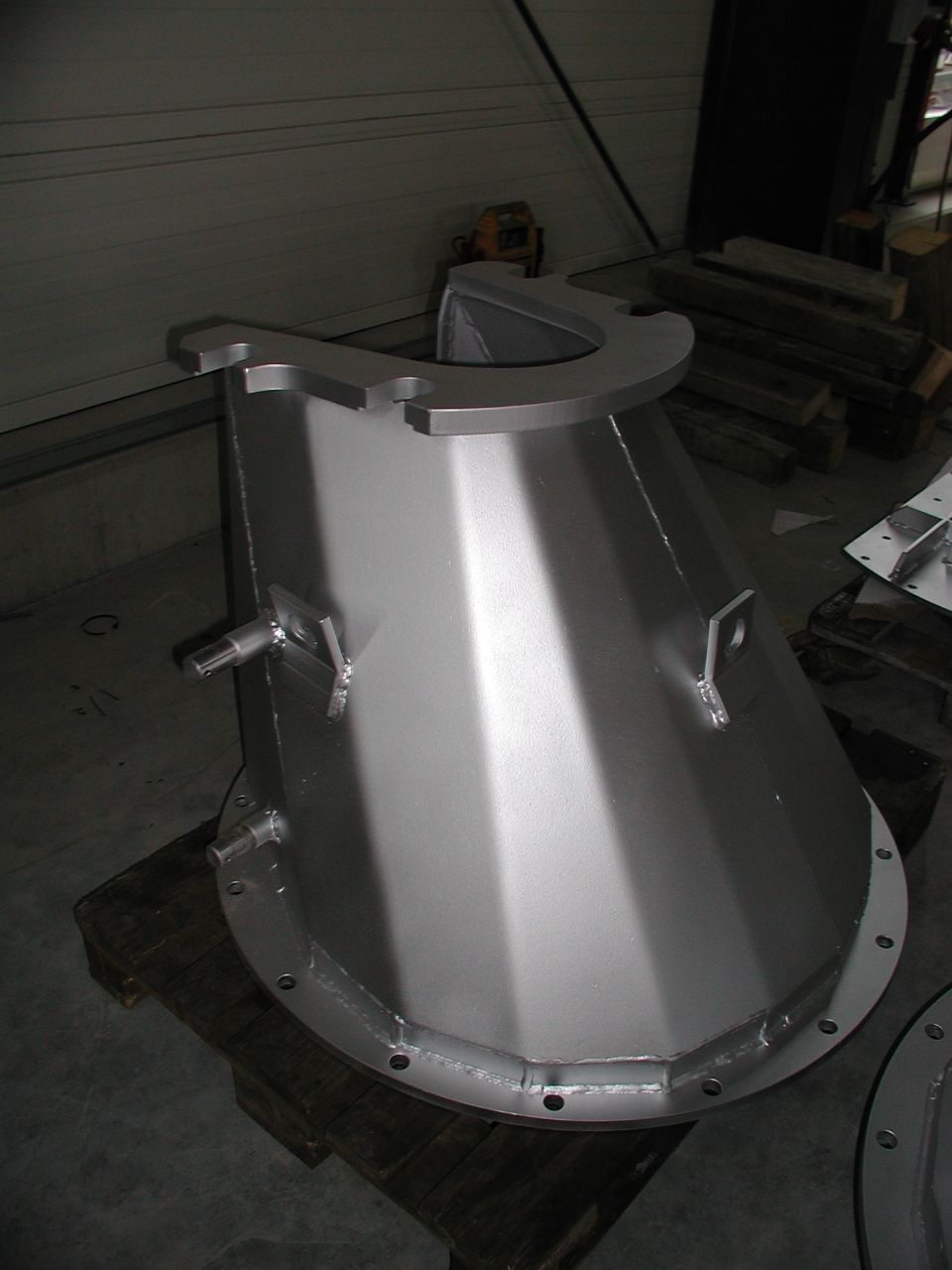 geschweißtes Metallobjekt