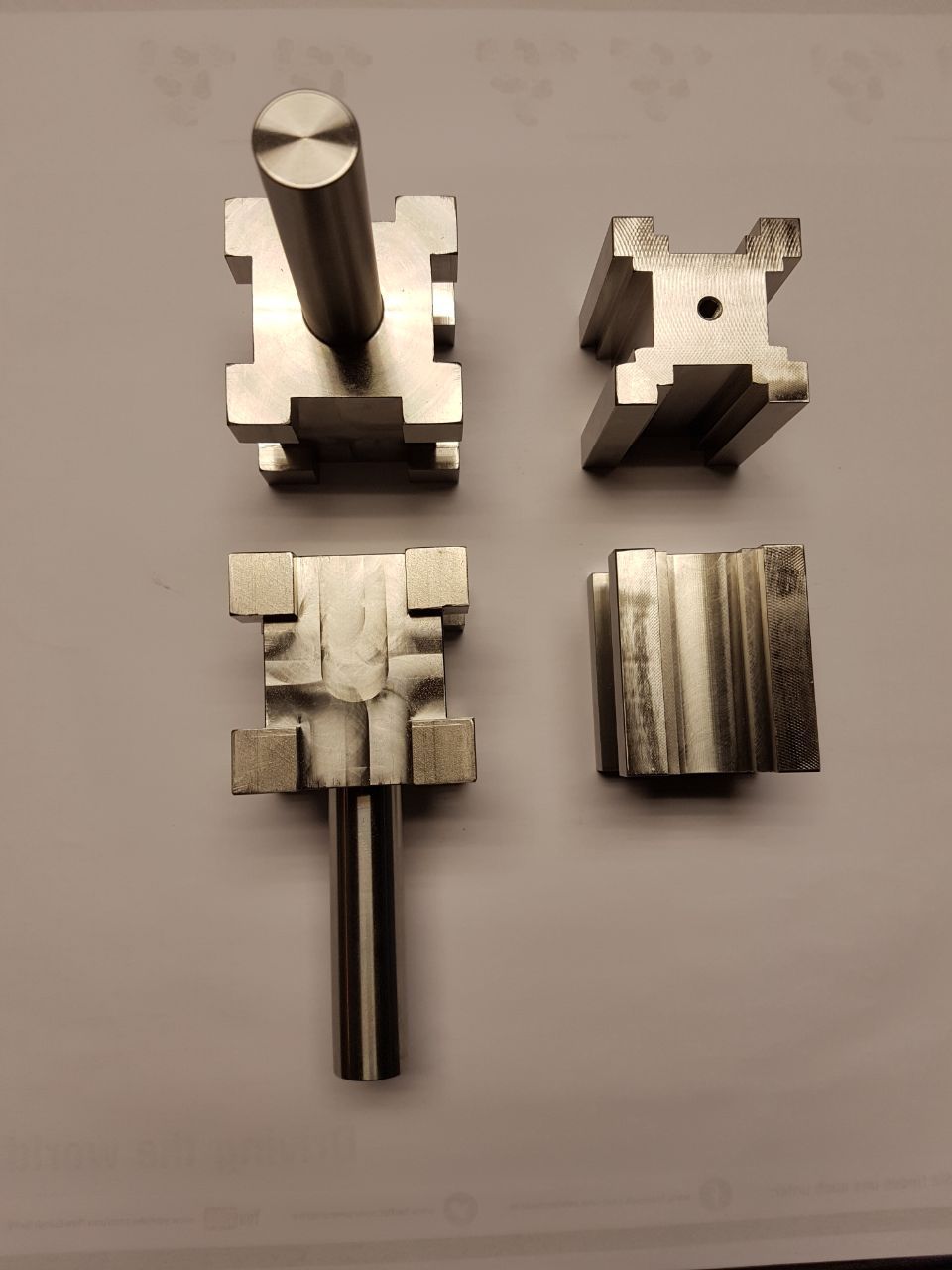 gefräste Metallteile