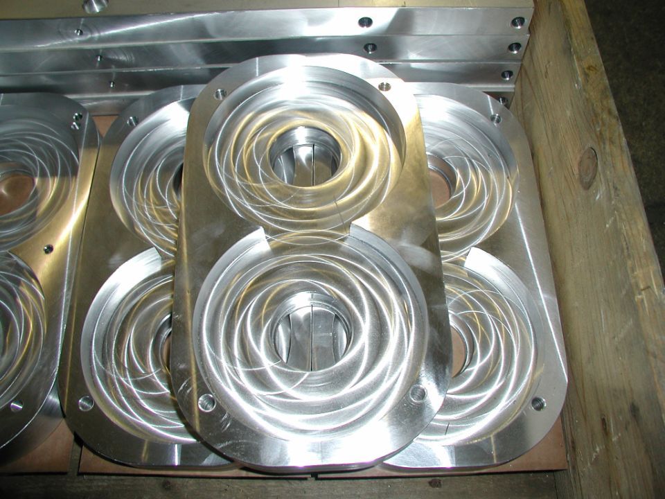 gefräste Metallteile