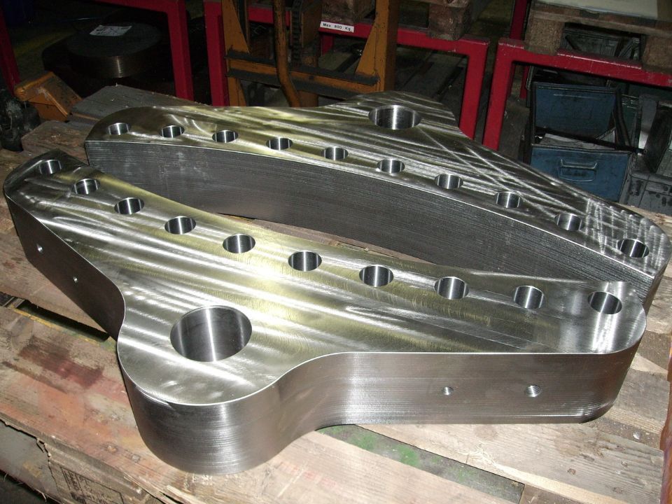 gefräste Metallteile