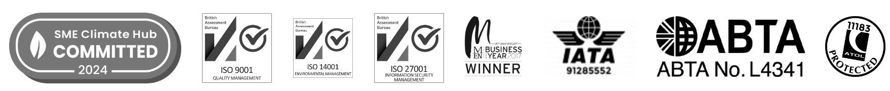 Iso 27001 logo and business of the year winner 