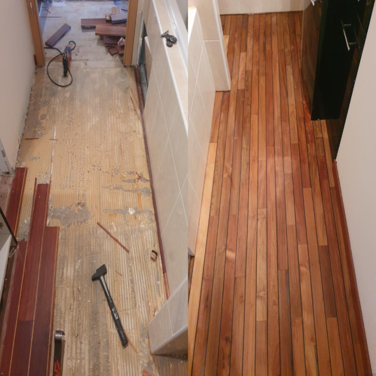 Sol parquet rénovation