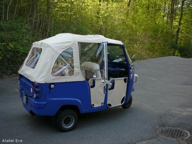 Piaggio APE Fensterfolie - Atelier Eve in Effretikon