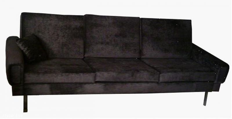schwarzes Sofa - Atelier Eve in Effretikon