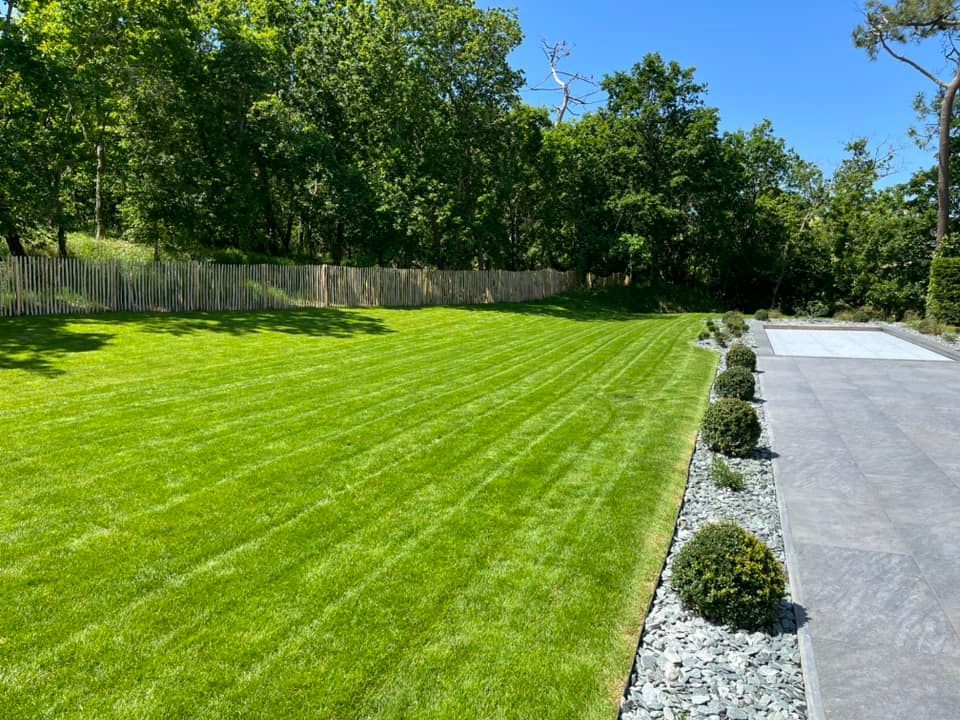 Terrain après l'aménagement