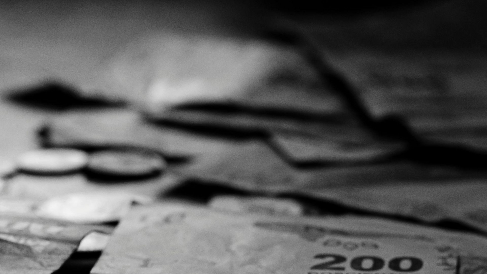 imágenes de euros y dólares en blanco y negro