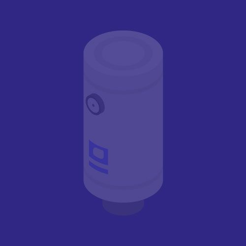 Chaudière en 3D isométrique