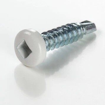 Vis autoforeuse blanche