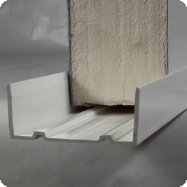 U de sol pour panneau isolant