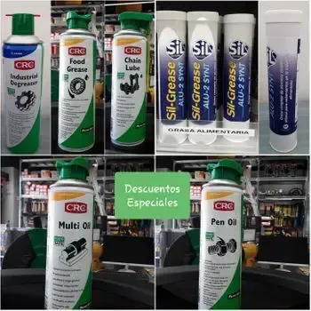 Un collage de diferentes tipos de productos CRC.
