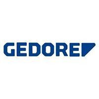 El logotipo de Gedore es azul y blanco sobre un fondo blanco.