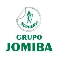 Es un logotipo para una empresa llamada grupo jomiba.