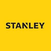 El logotipo de Stanley está sobre un fondo amarillo.