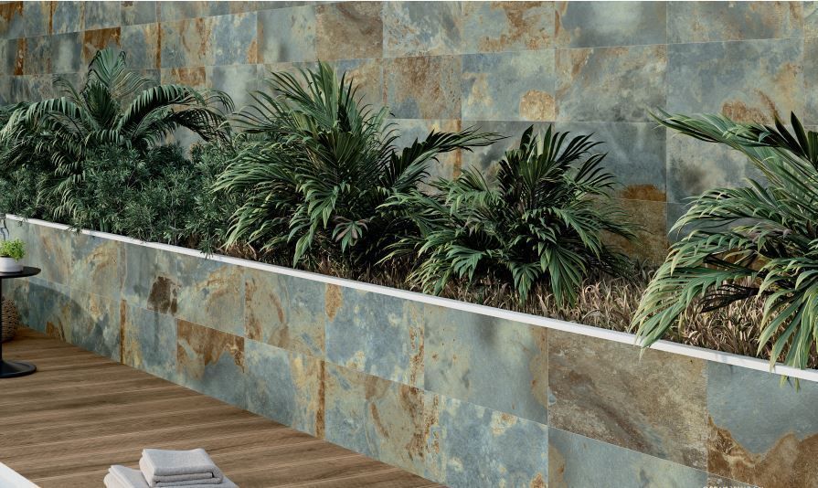 Jardinière effet pierre de Bali.