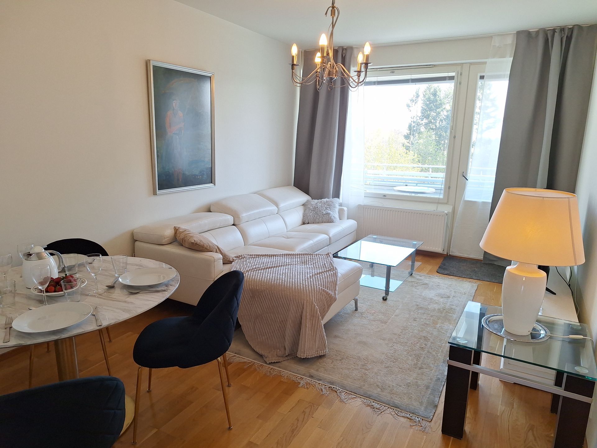 Nuovo duplex con vista sul parco a Punavuori