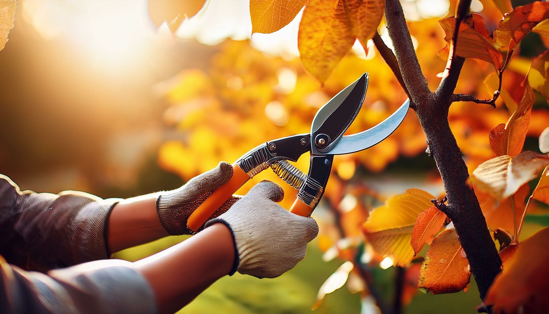 Taille d'arbuste en automne