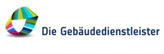 Logo reading “Die Gebäudedienstleister” beside a multicolored circular emblem