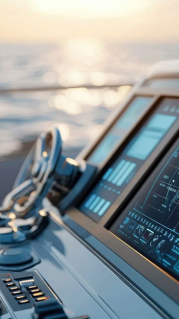Un ecran sur un bateau