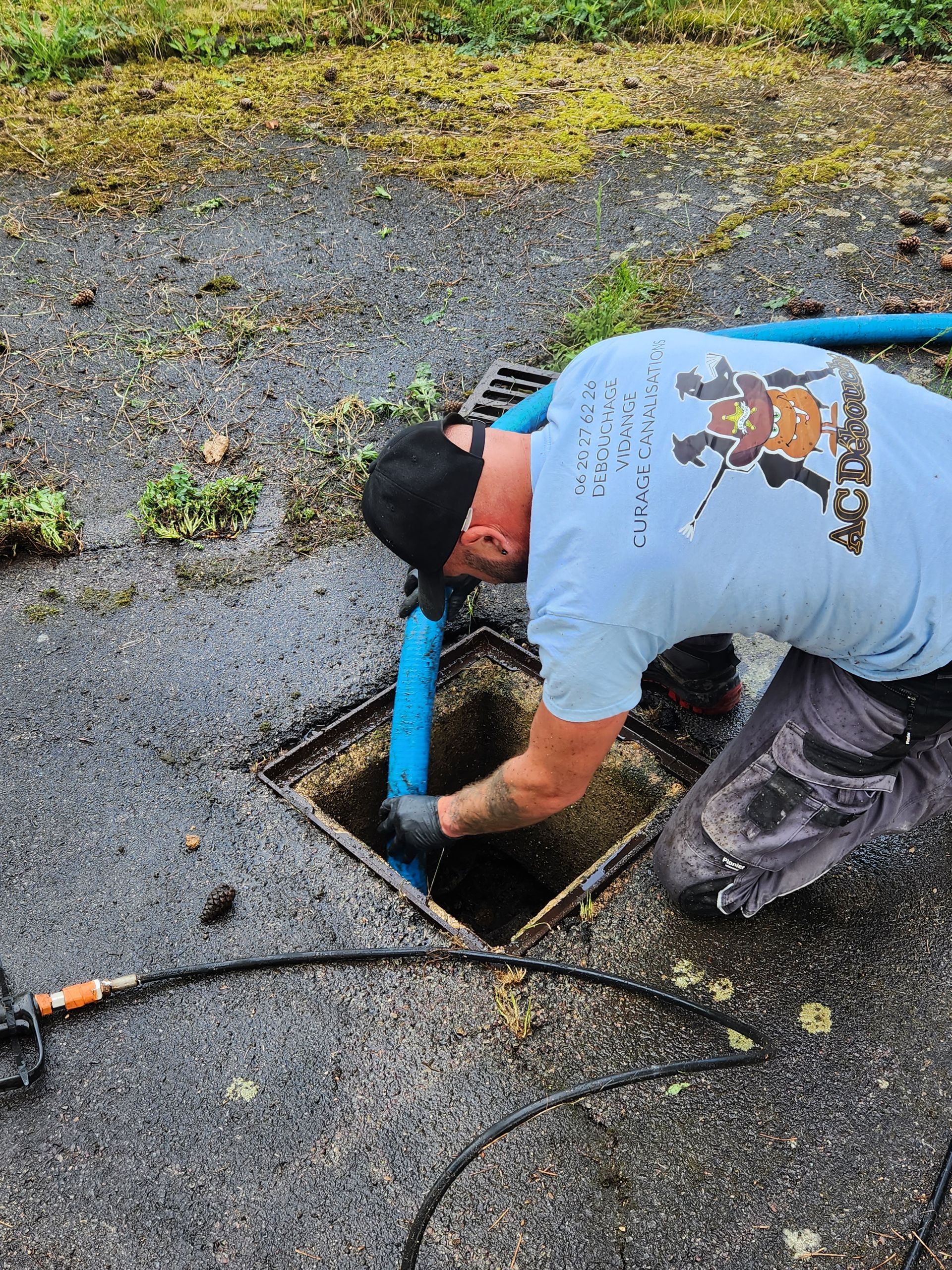 Une personne et le système de caméra