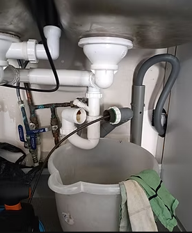 Débouchage d'un évier