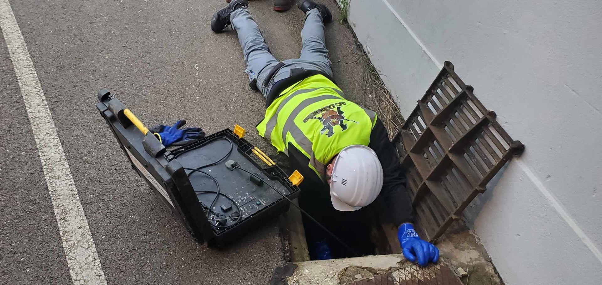 Inspection avec la caméra