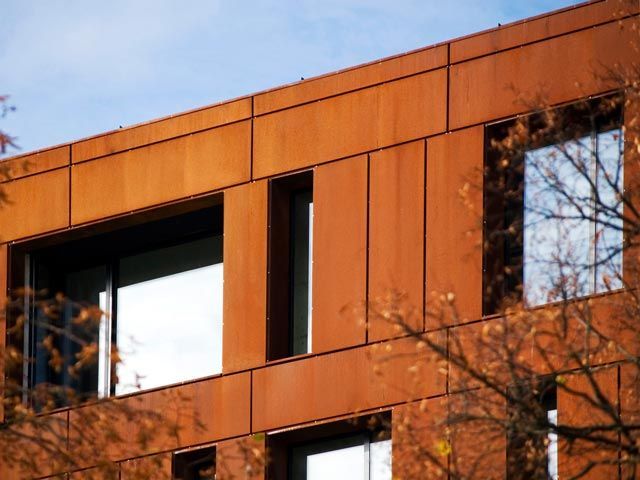 Façade en acier Corten®