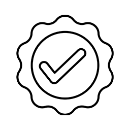 Pictogramme certification de qualité