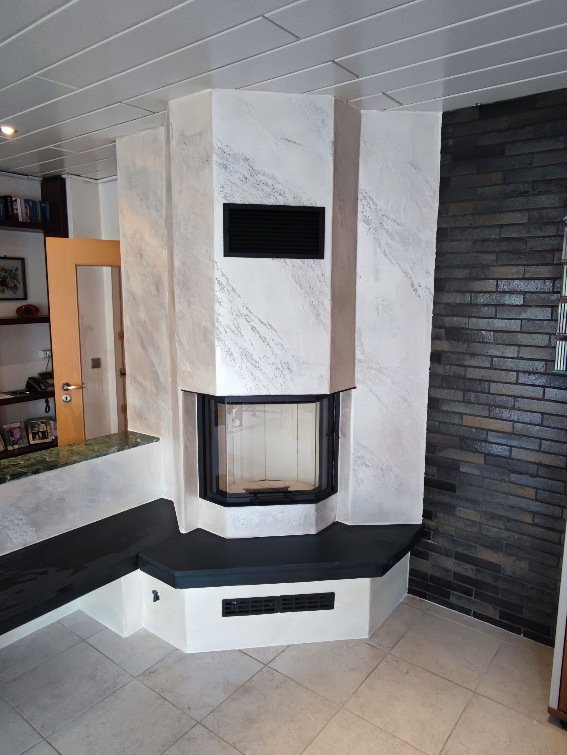 Kamin kreative Gestaltung