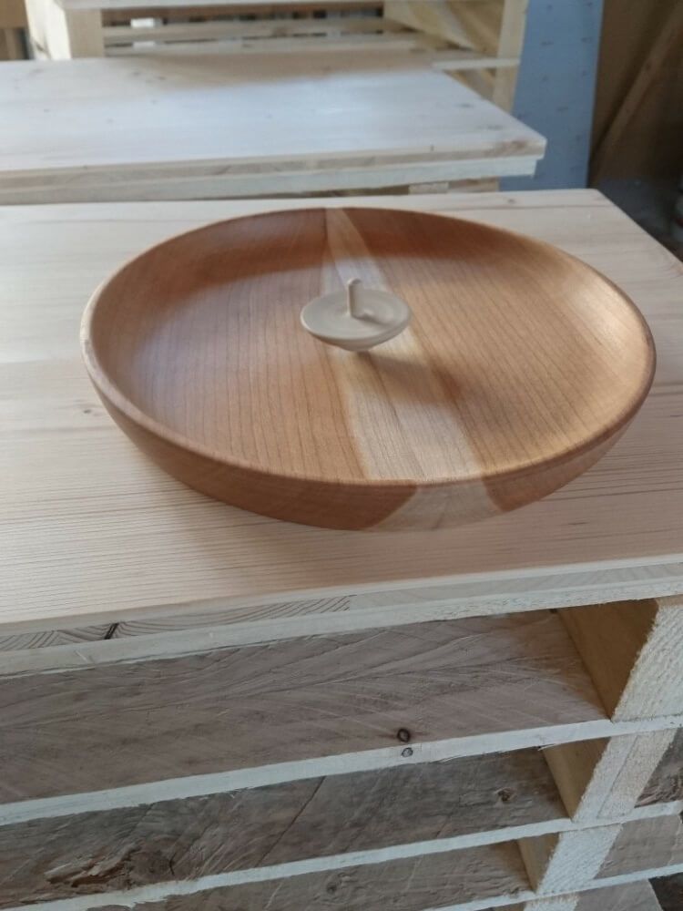 piatto in legno artigianale