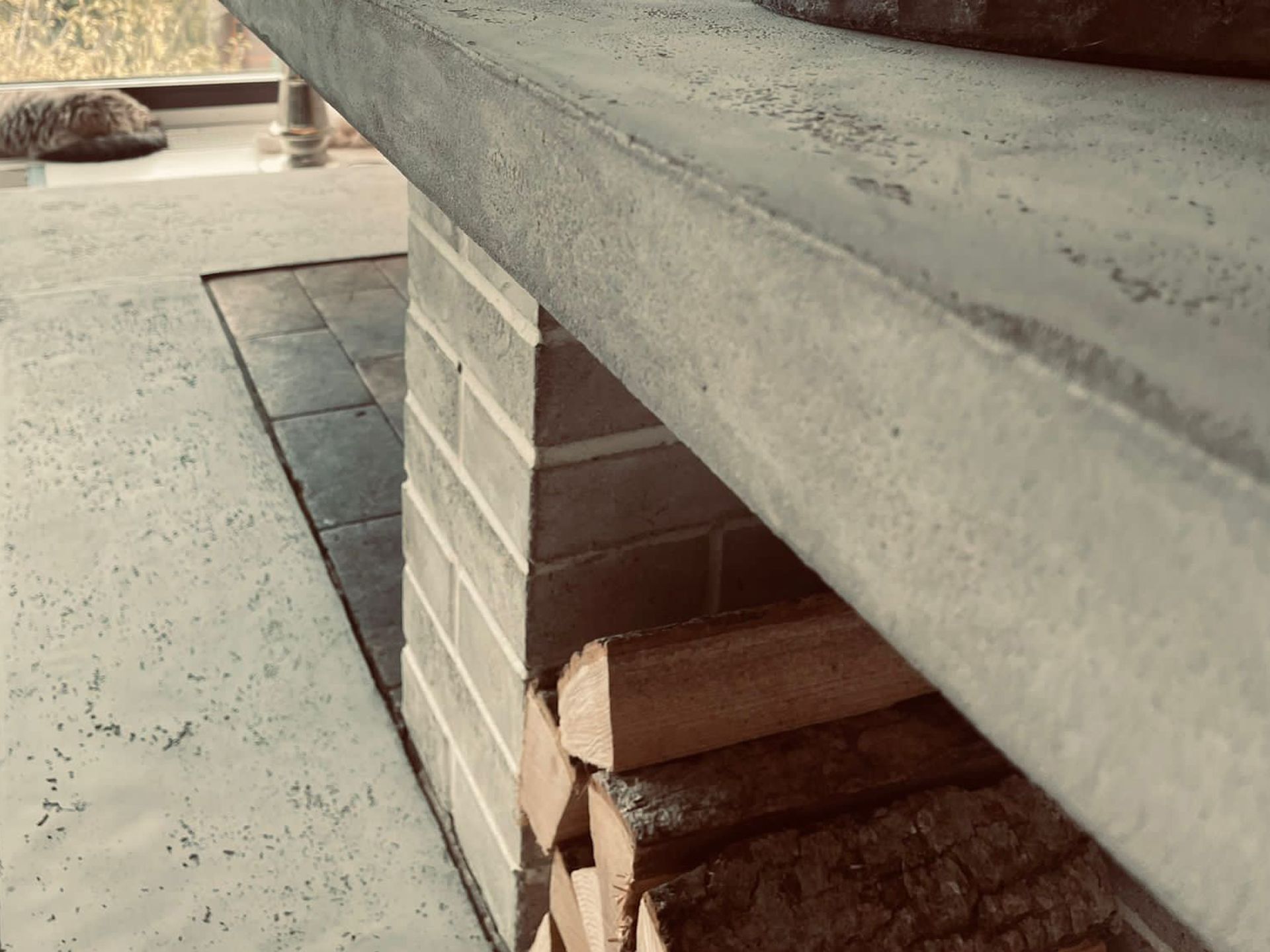 Cheminée - Betonimitation