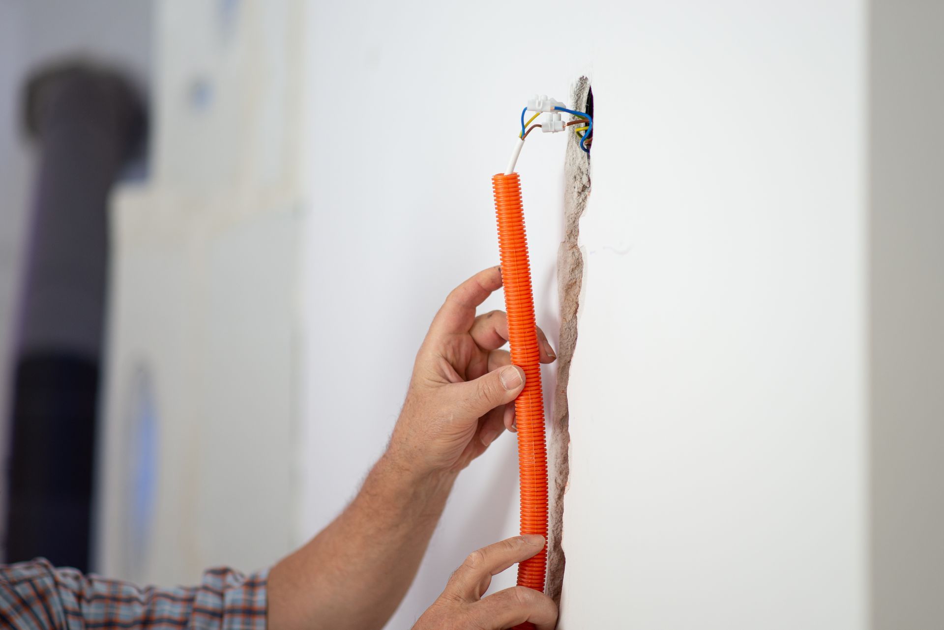 Installation d'un câble dans une gaine