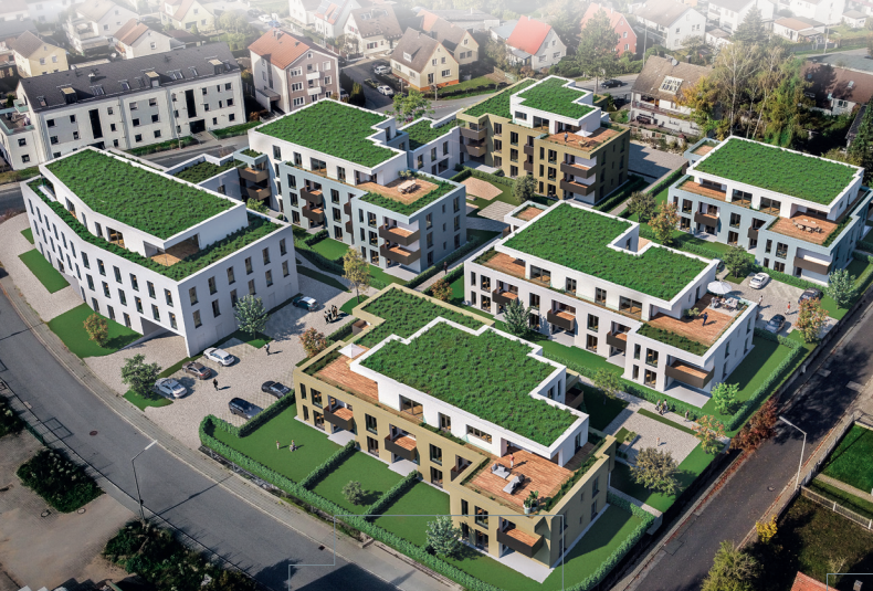 Bauleiter auf einer Baustelle