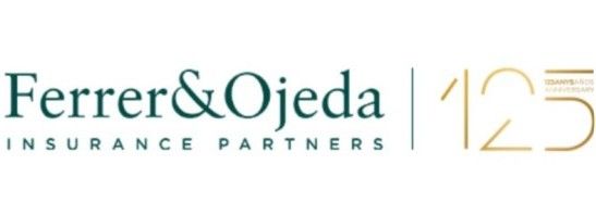 Logotipo de Ferrer & Ojeda Insurance Partners con 