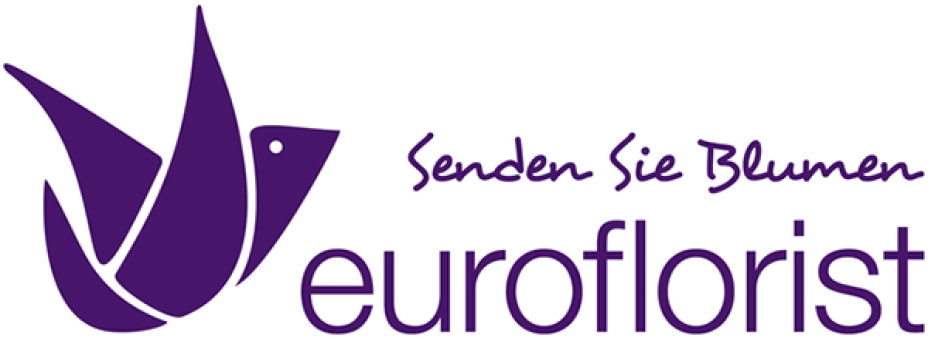 Purple bird logo with