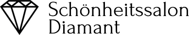 Logo für den Schönheitssalon "Schönheitssalon Diamant", mit einer Diamantform.