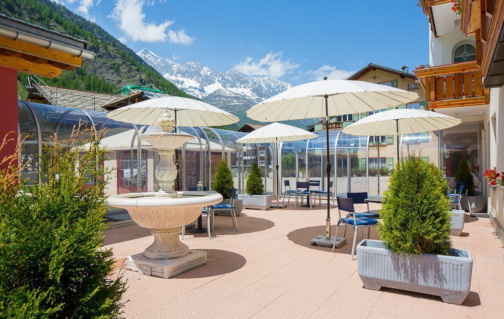 Gartenterrasse - Saas-Almagell - Wellness Hotel Christiania